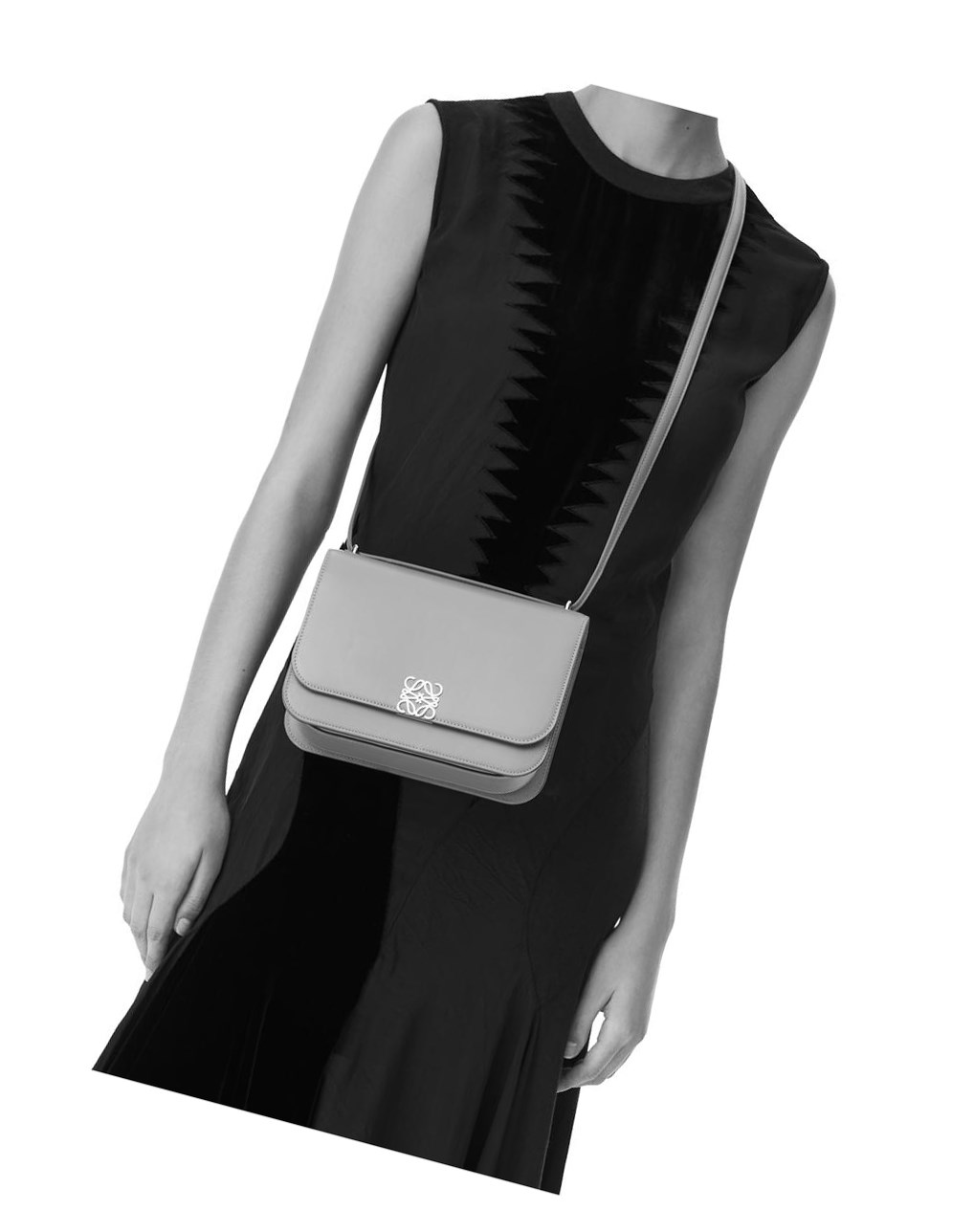 Loewe Goya bag in silk calfskin Azules | VZMFB-1753