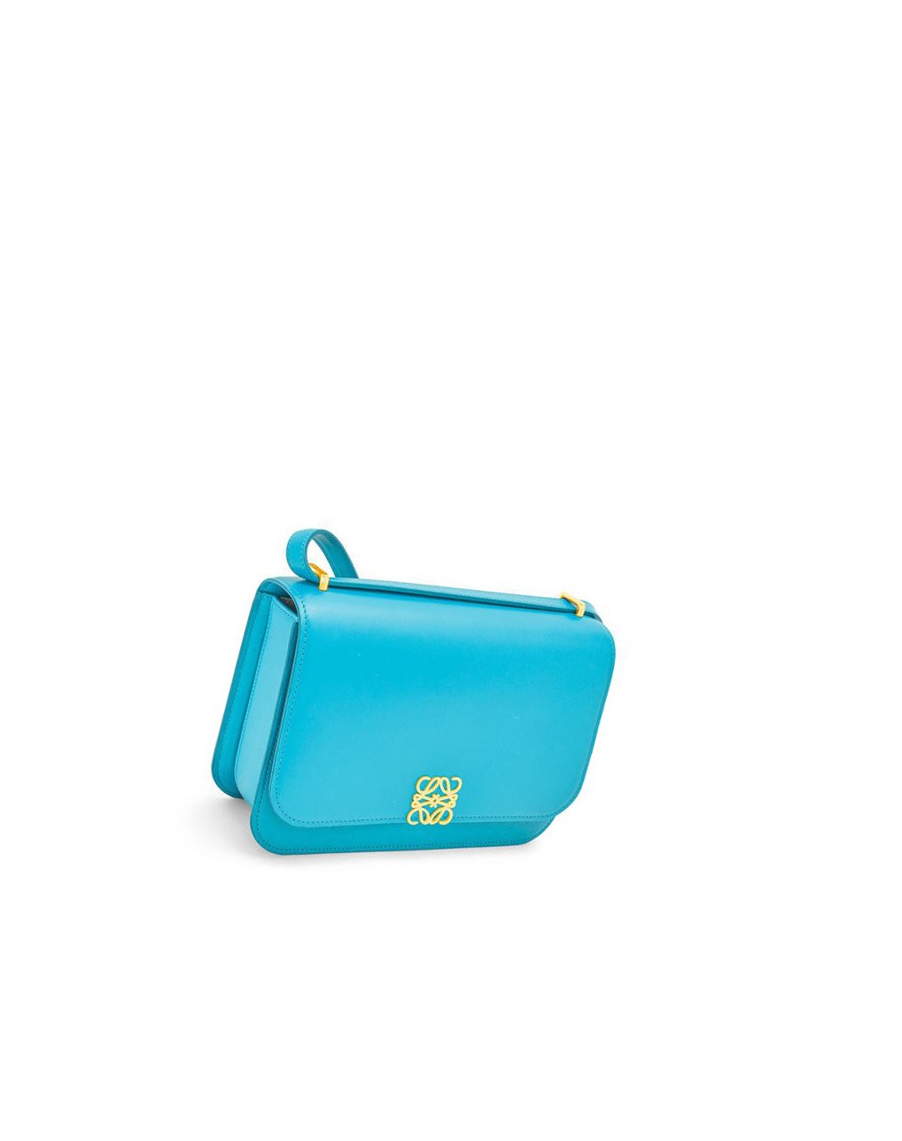 Loewe Goya bag in silk calfskin Cyan | ZTIXS-7281