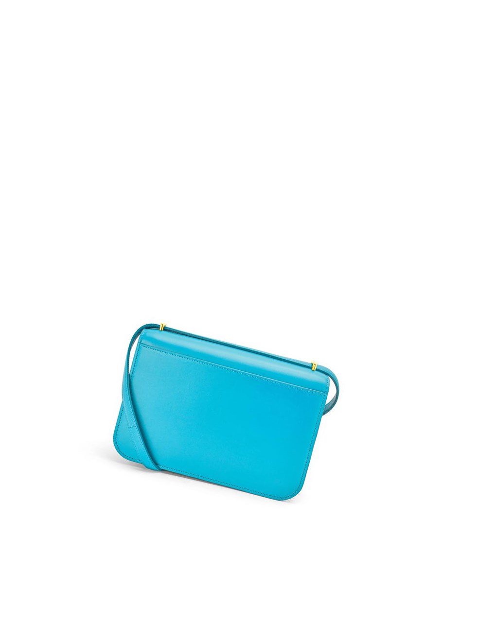 Loewe Goya bag in silk calfskin Cyan | ZTIXS-7281