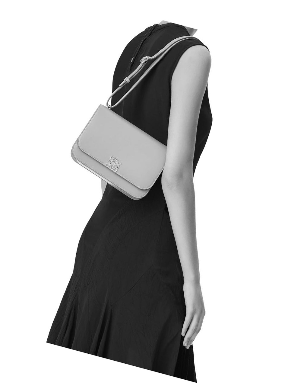 Loewe Goya bag in silk calfskin Negros | LDYSM-8653