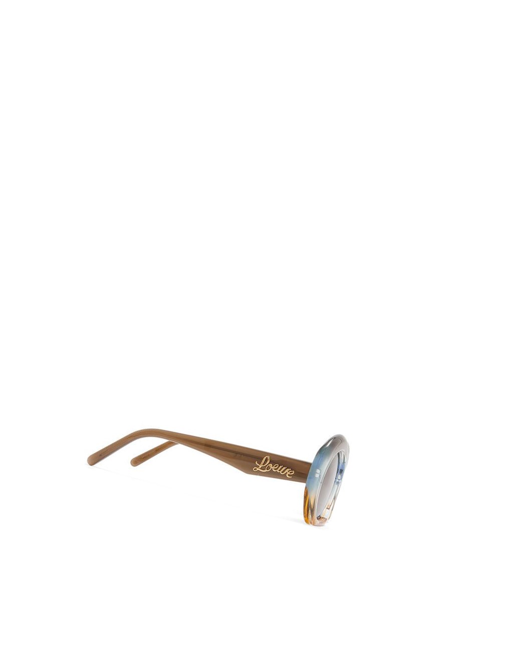 Loewe Halfmoon sunglasses in acetate Grises Azules | TYLRB-1305