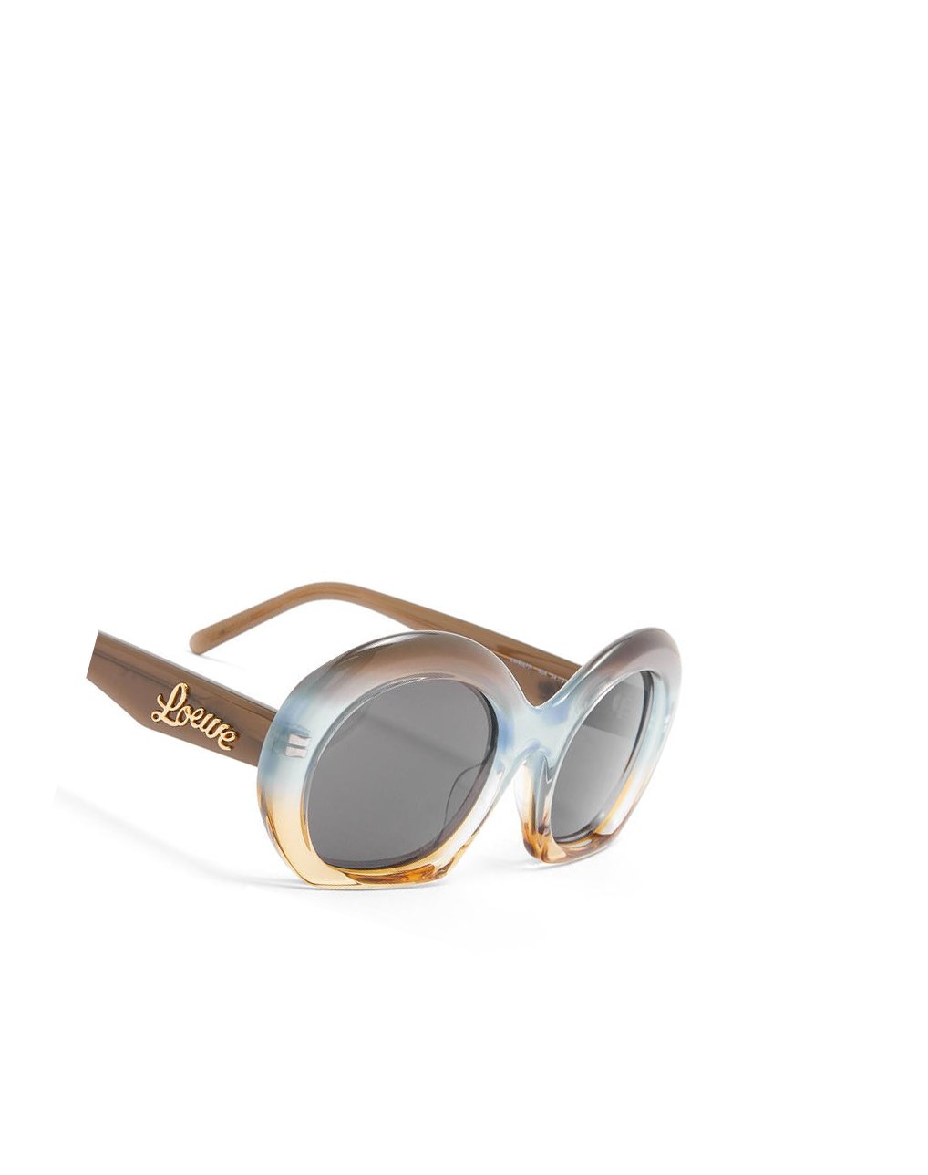Loewe Halfmoon sunglasses in acetate Grises Azules | TYLRB-1305