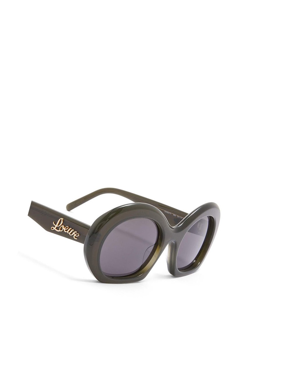 Loewe Halfmoon sunglasses in acetate Kaki Verdes | ECGOK-9142