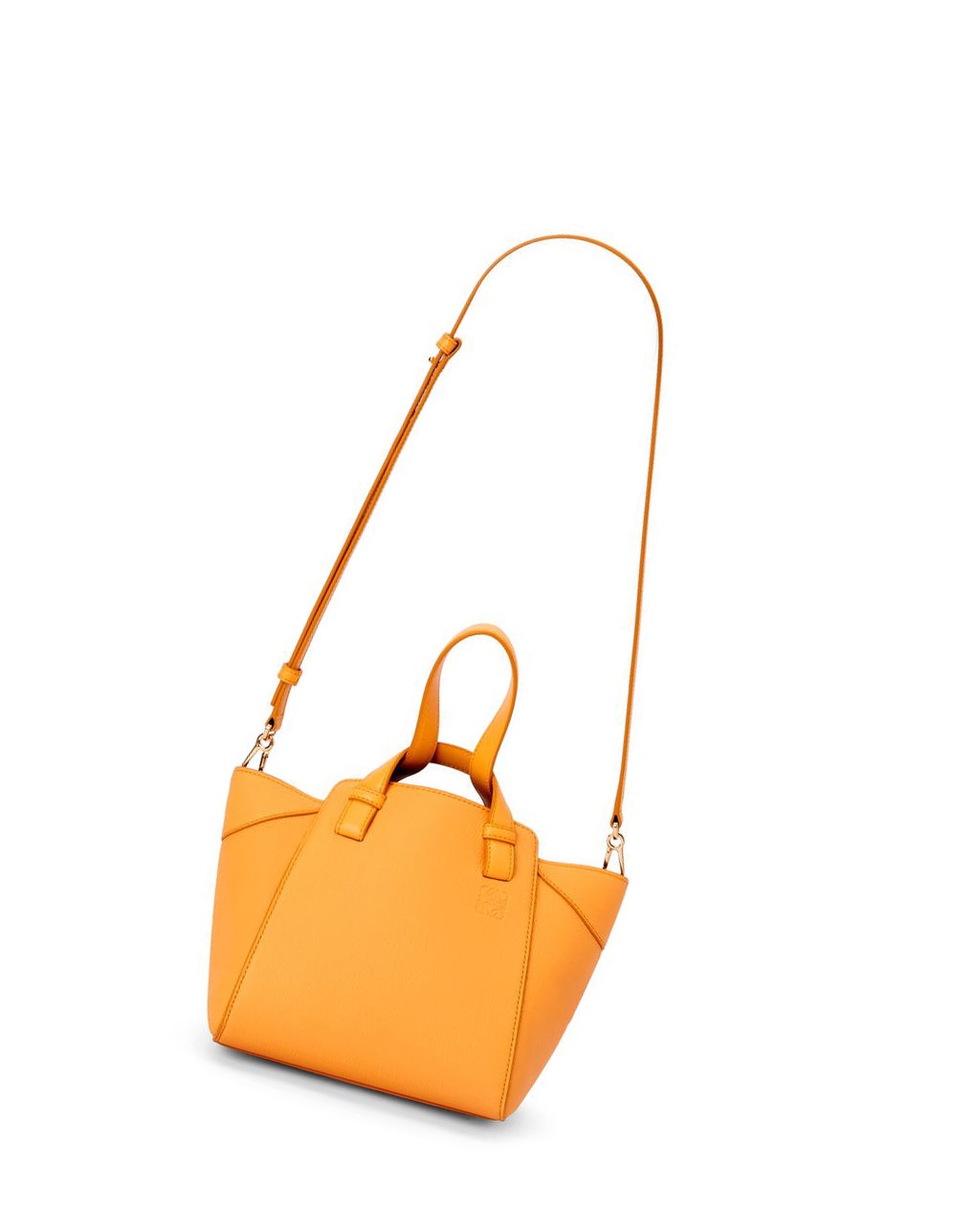 Loewe Hammock Nugget bag in soft grained calfskin Mandarin | KITVA-9127
