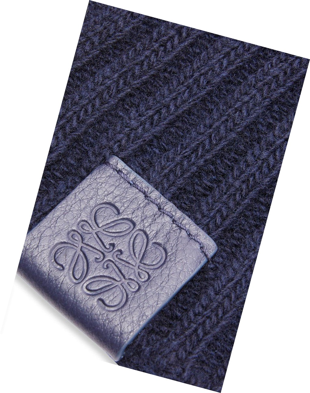Loewe Heart balaclava in. wool Azul Marino Blancos | CLODR-8123