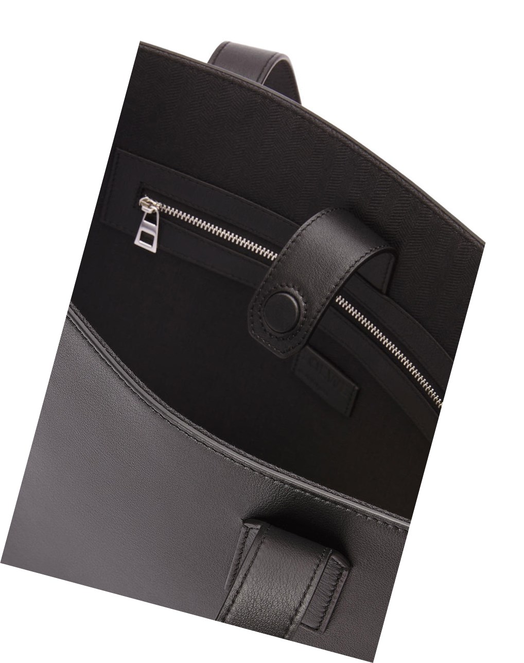 Loewe Hebilla Horizontal tote in classic calfskin Negros | YPNVM-0891