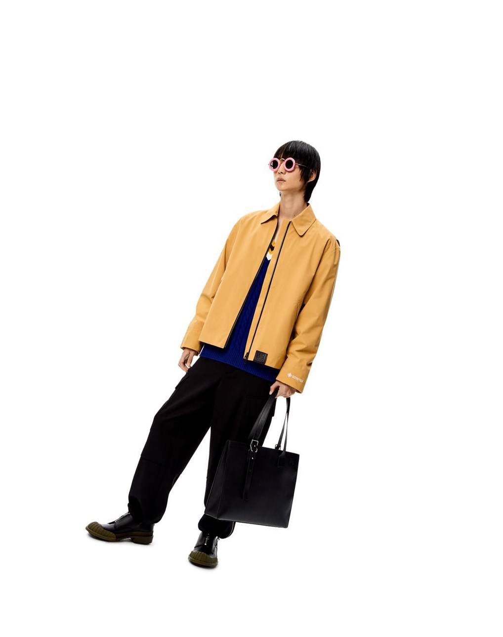 Loewe Hebilla Horizontal tote in classic calfskin Negros | YPNVM-0891