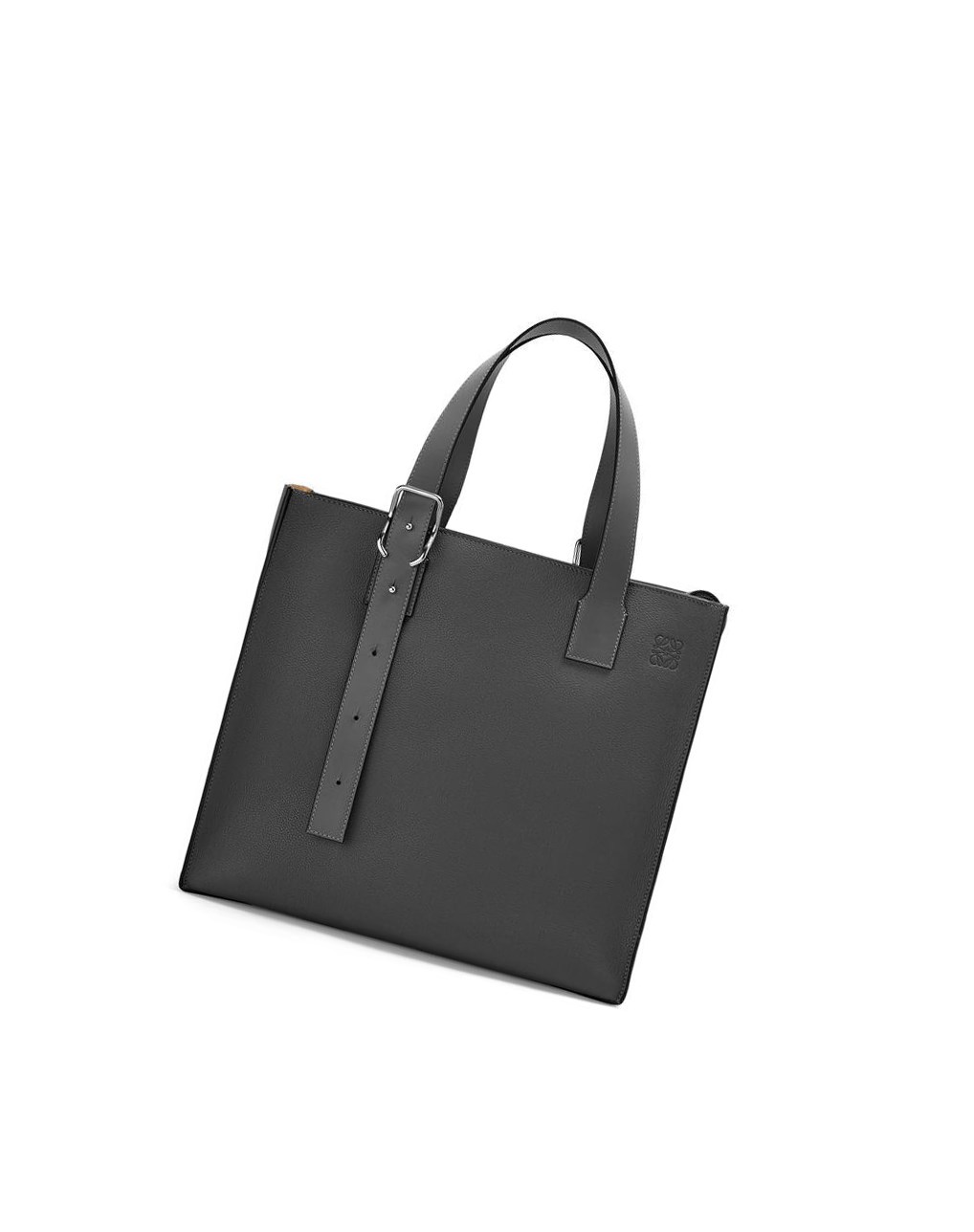 Loewe Hebilla Zip tote in soft grained calfskin Negros | ERCIW-9127