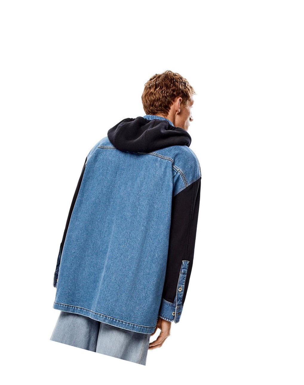 Loewe Híbrido denim jacket in cotton Multitone Denim | FZEDY-3976