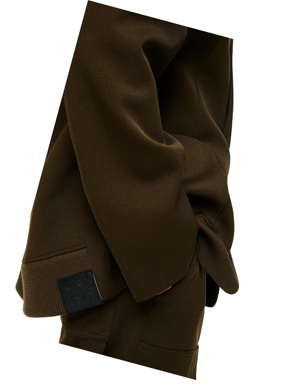 Loewe Híbrido hooded jacket in wool Verde Oliva Oscuro Verdes | BTHCX-4578