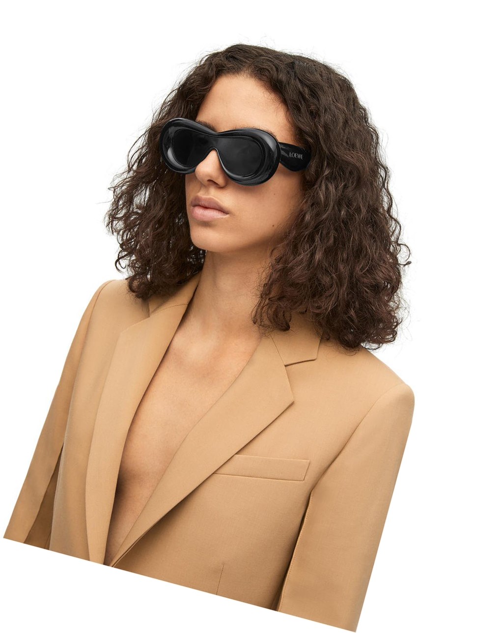 Loewe Inflated mask sunglasses in acetate Negros | IJYXG-7853