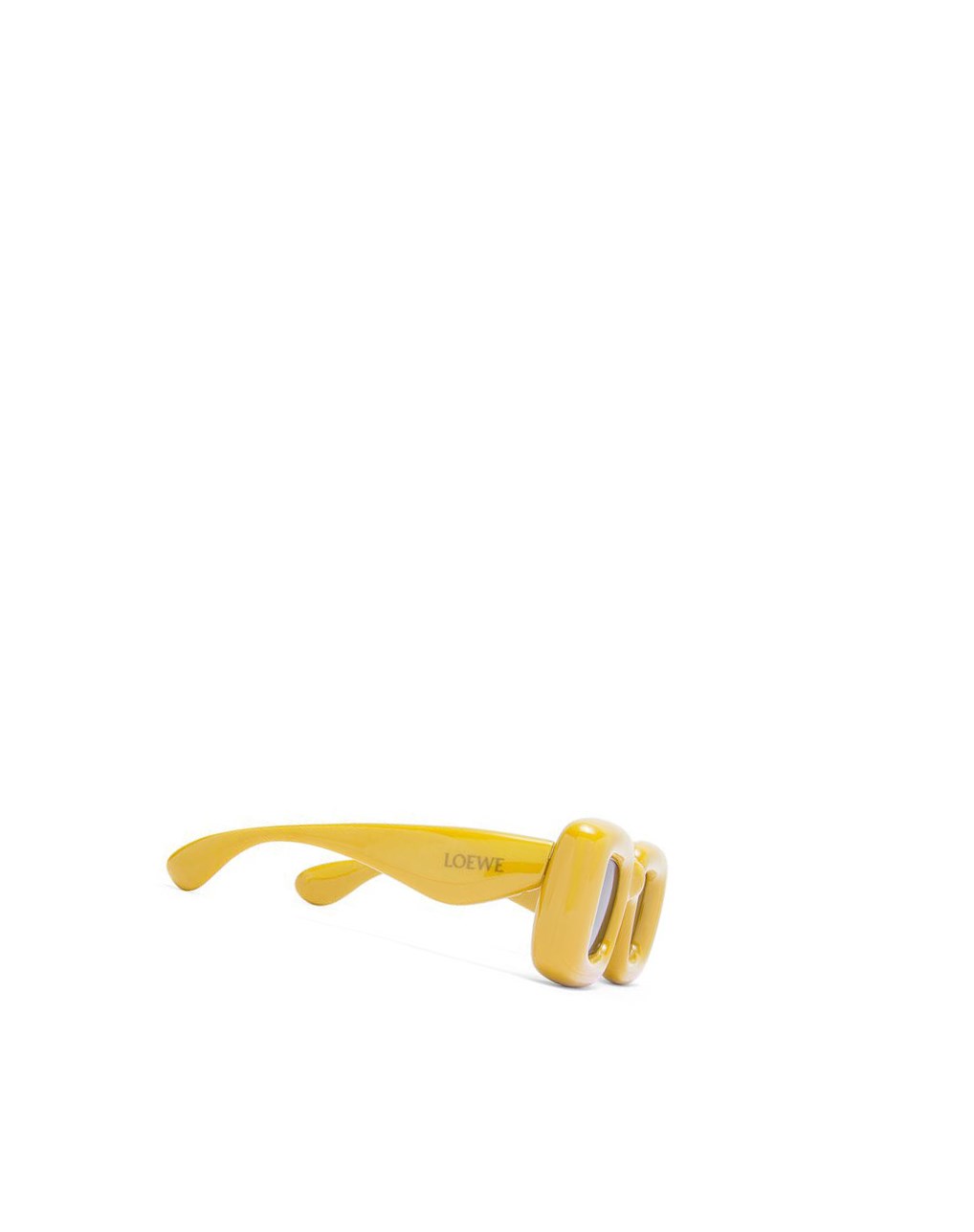 Loewe Inflated rectangular sunglasses in acetate Amarillos | GYMFT-2176