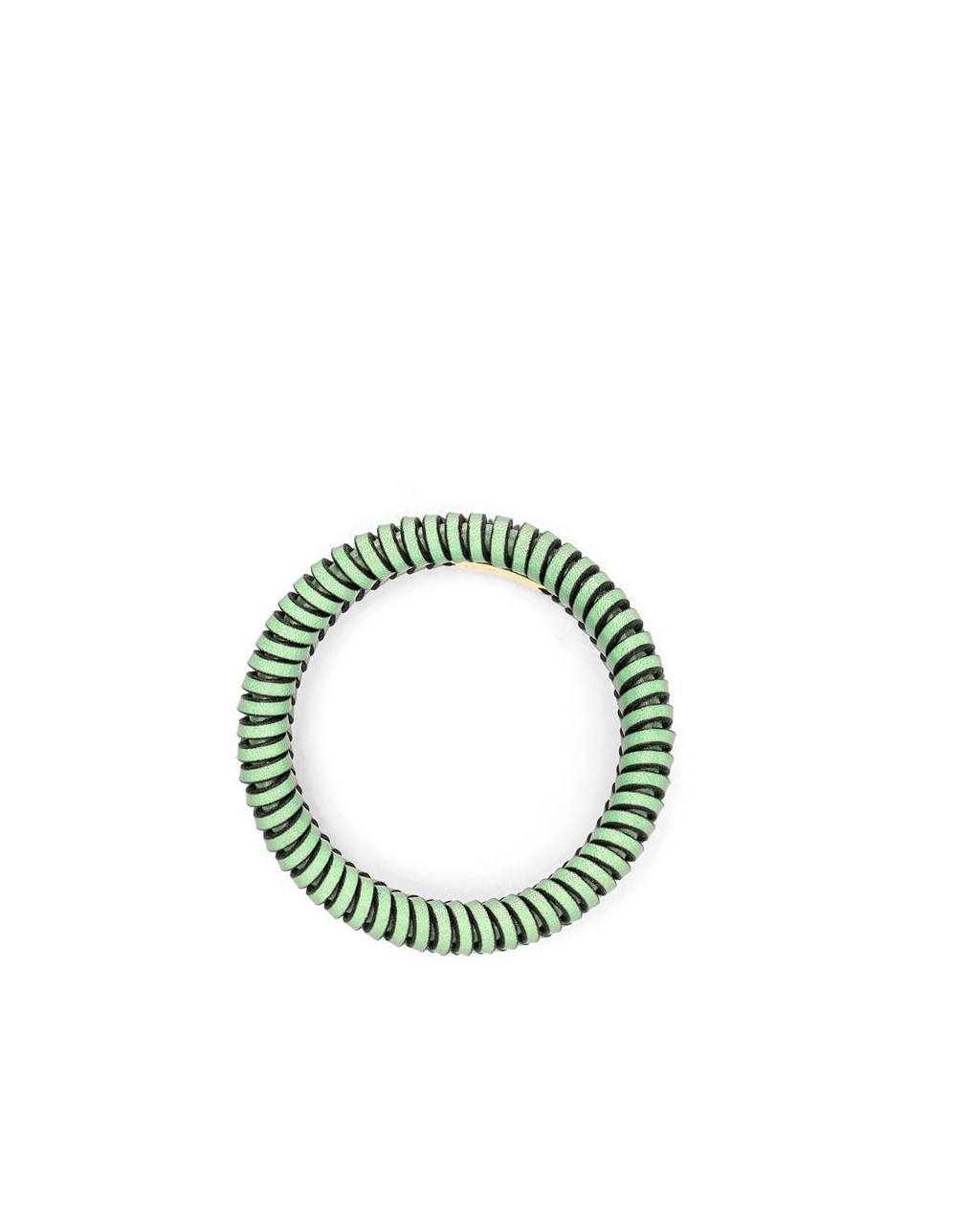 Loewe Interlock bangle in classic calfskin Jade | DRSBM-9562