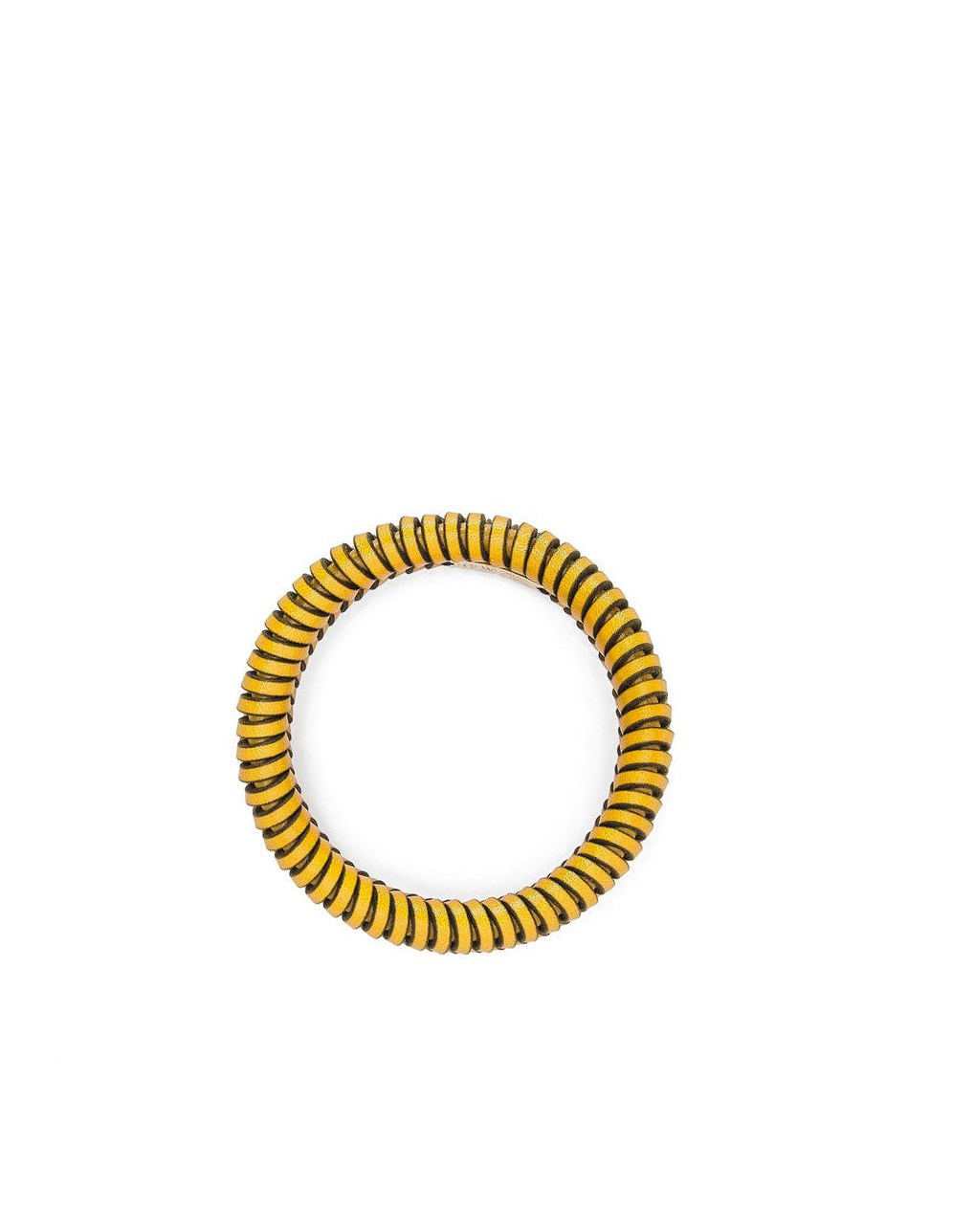 Loewe Interlock bangle in classic calfskin Amarillos | MQGEO-9261