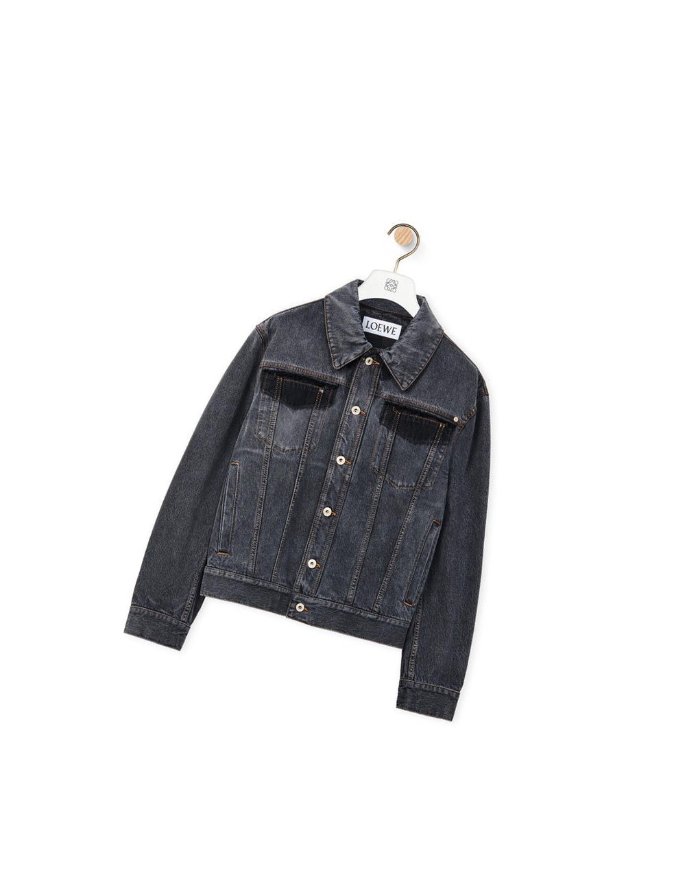 Loewe Jacket in faded denim Negros | AQILN-5136