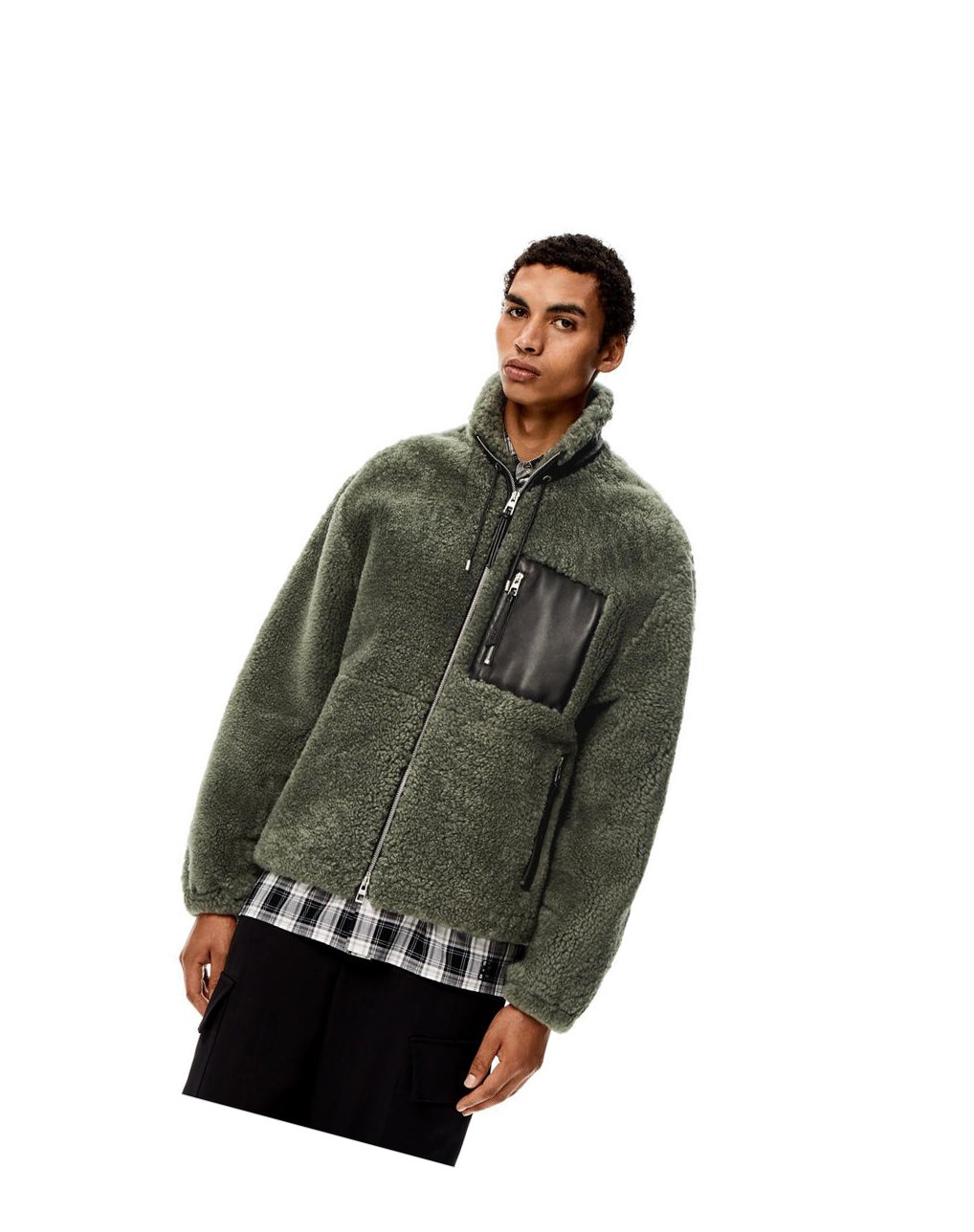 Loewe Jacket in nappa and shearling Negros | KPIFC-9043
