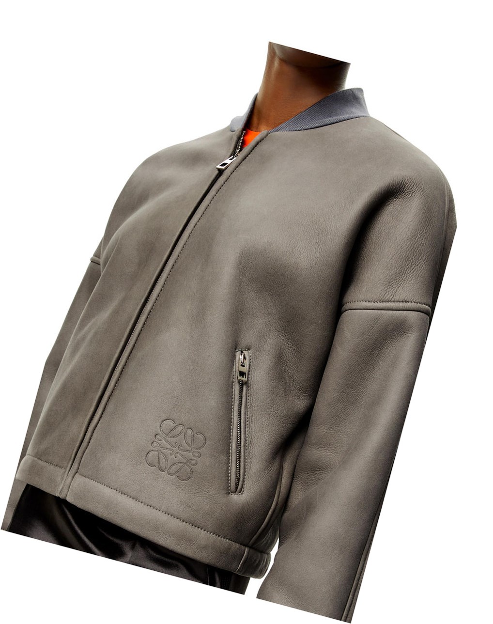 Loewe Jacket in shearling Grises | DZLCB-8639