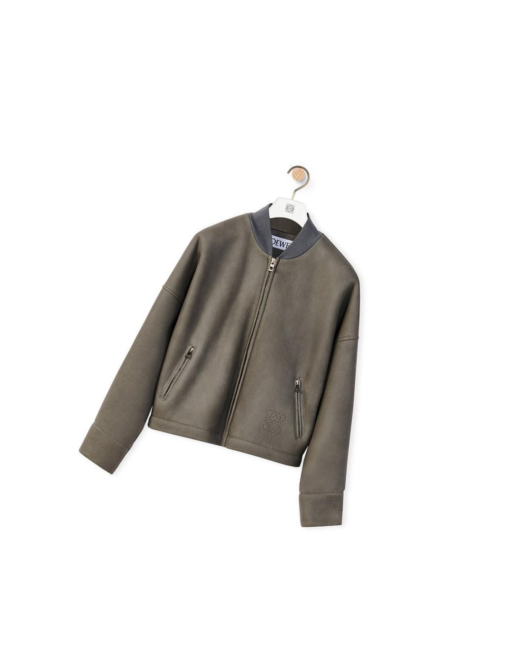 Loewe Jacket in shearling Grises | DZLCB-8639