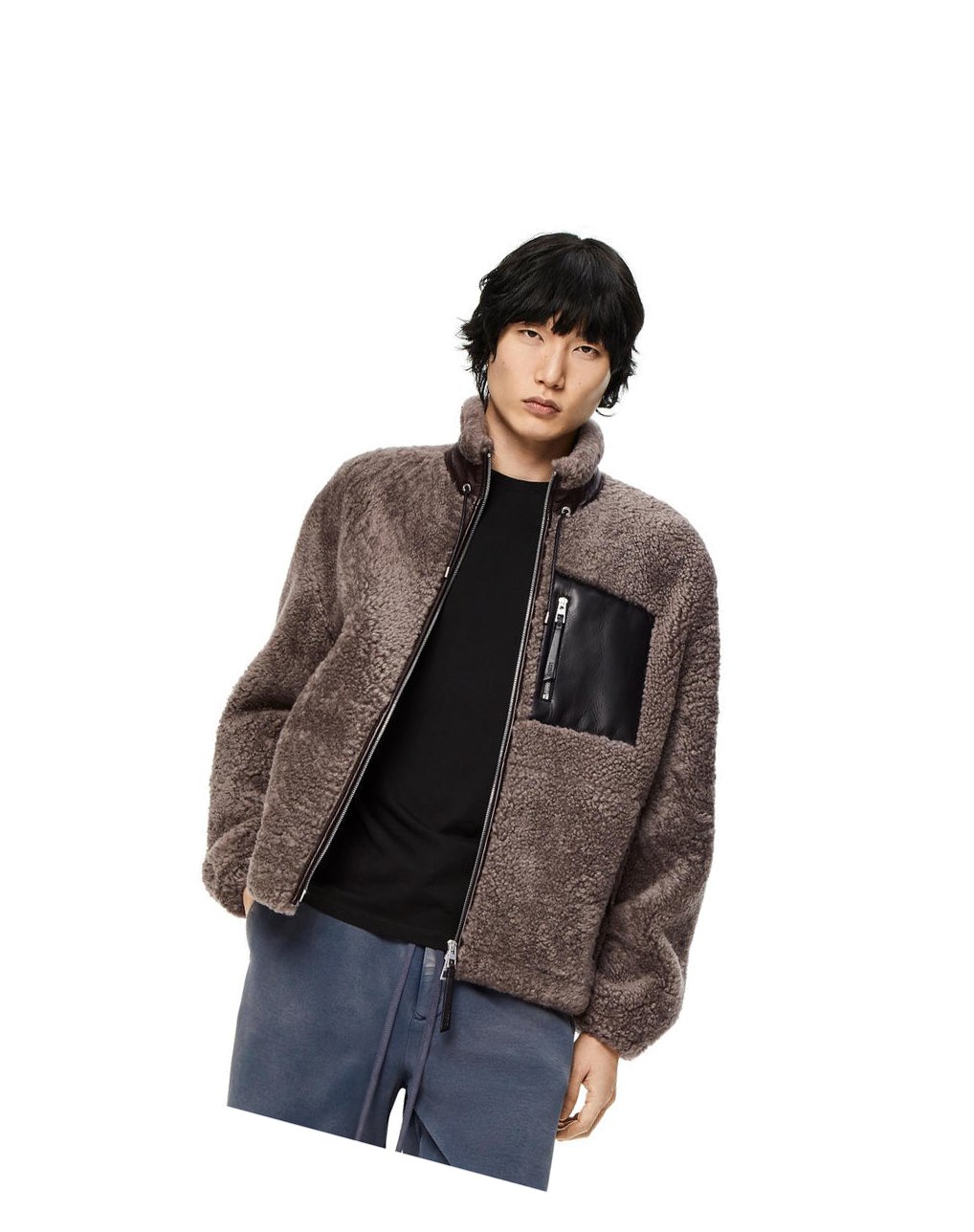 Loewe Jacket in shearling Negros | MSKCL-8521