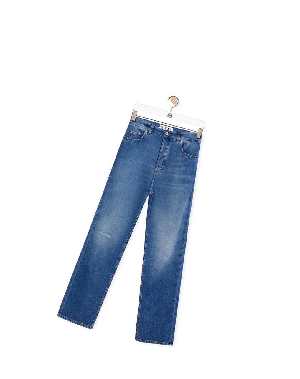 Loewe Jeans in washed denim Azules Azules | MEWBF-2735