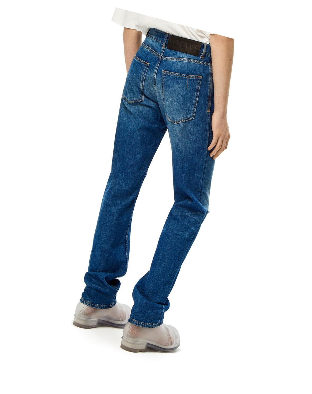 Loewe Jeans in washed denim Azules Azules | TEMZR-9154