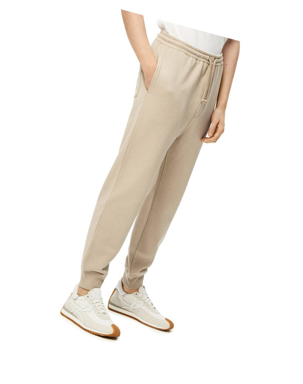 Loewe Jogging trousers in cotton Grises | YRCXS-9768