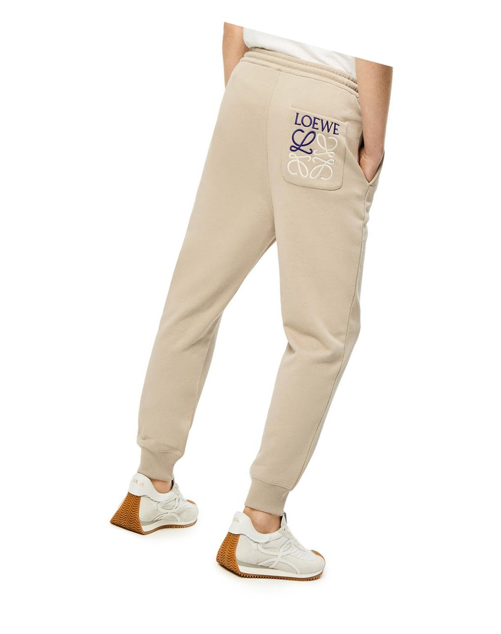 Loewe Jogging trousers in cotton Grises | YRCXS-9768