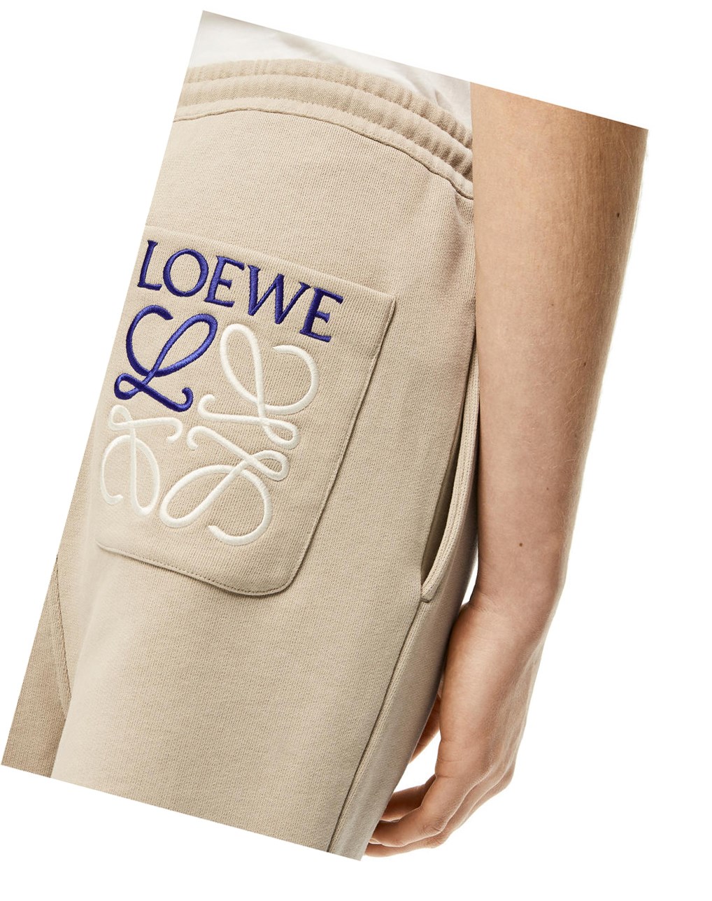 Loewe Jogging trousers in cotton Grises | YRCXS-9768