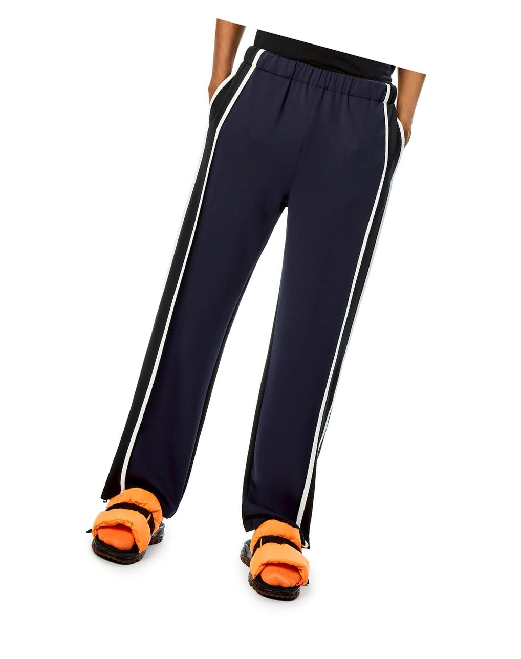 Loewe Jogging trousers in technical jersey Azul Marino Negros | DZBKR-0564