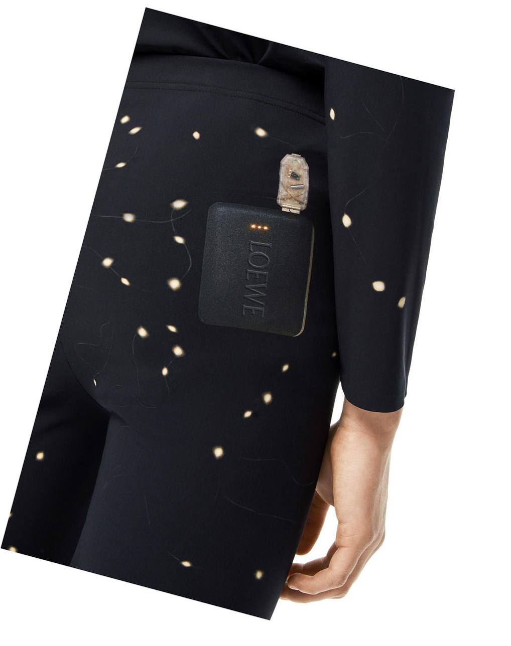 Loewe LED print leggings in polyamide Negros Amarillos | EAQCH-3725