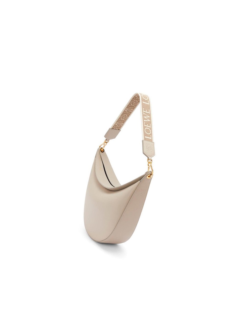 Loewe LOEWE Luna bag in satin calfskin and jacquard Azules | EBAUW-1042