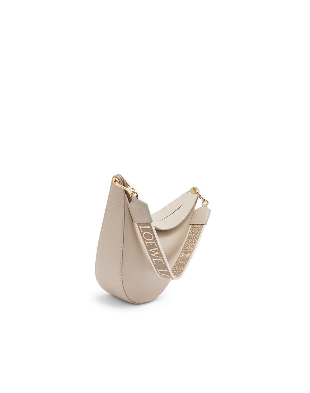 Loewe LOEWE Luna bag in satin calfskin and jacquard Azules | EBAUW-1042