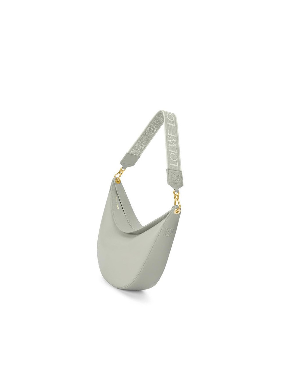 Loewe LOEWE Luna bag in satin calfskin and jacquard Grises | MWTXC-8931