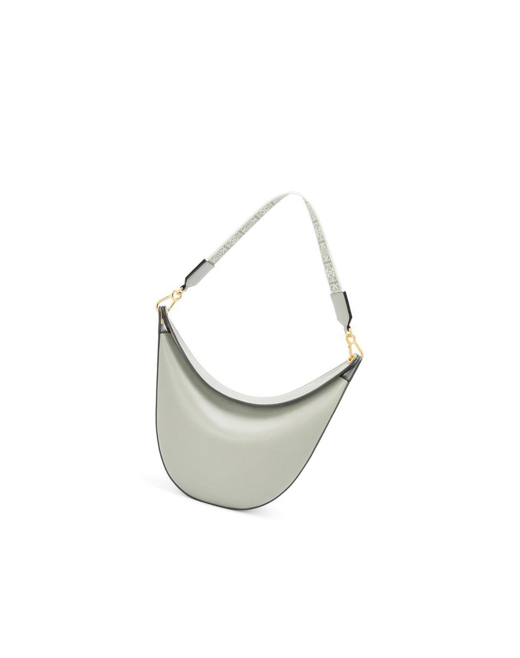 Loewe LOEWE Luna bag in satin calfskin and jacquard Grises | MWTXC-8931