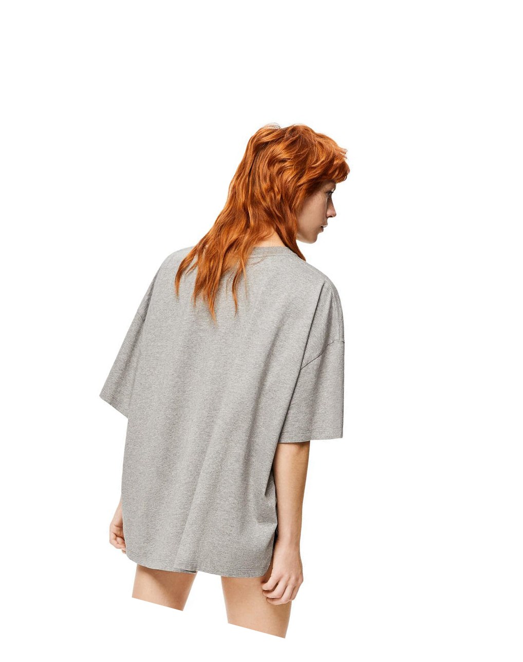 Loewe LOEWE cocktail T-shirt in cotton Grises | UDRNK-9172