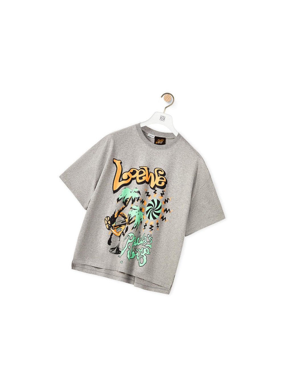 Loewe LOEWE cocktail T-shirt in cotton Grises | UDRNK-9172