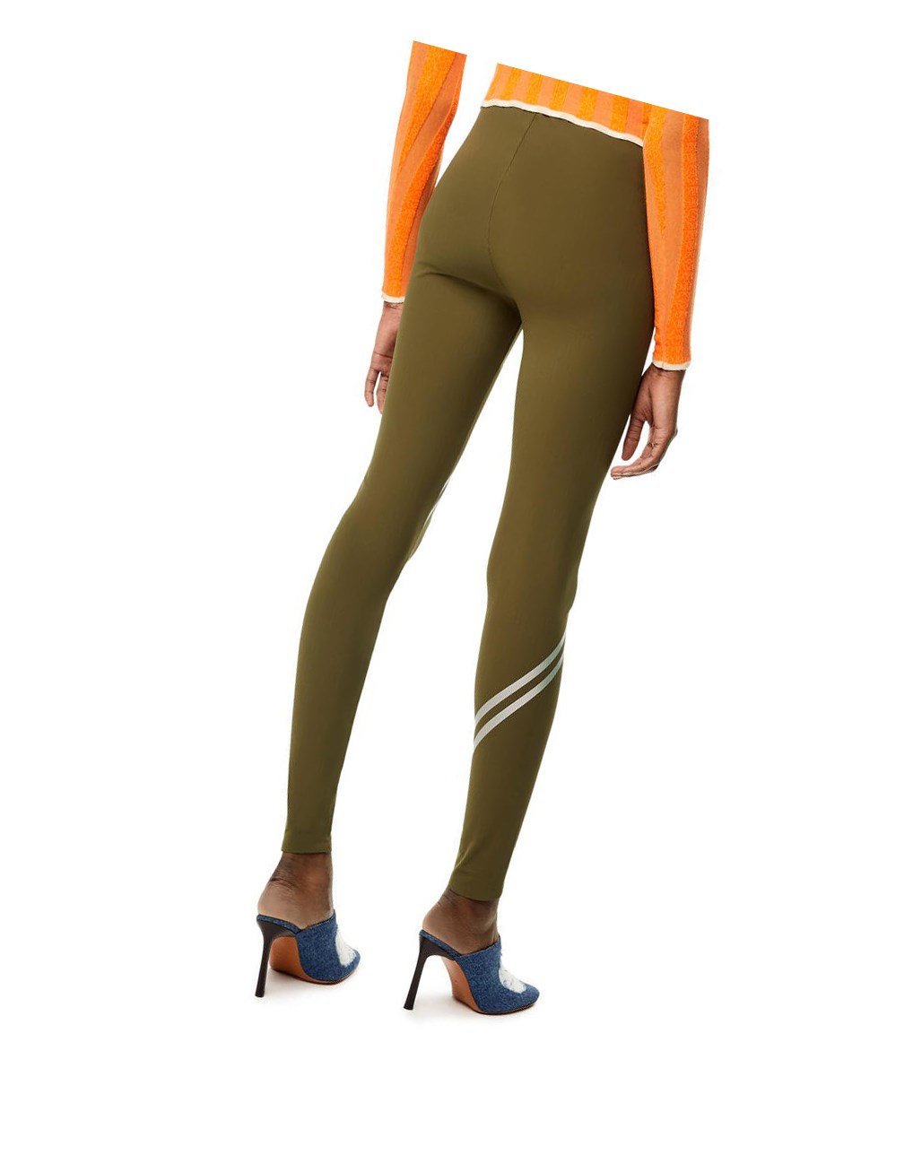 Loewe LOEWE leggings in polyamide Verdes | XFNBU-5146