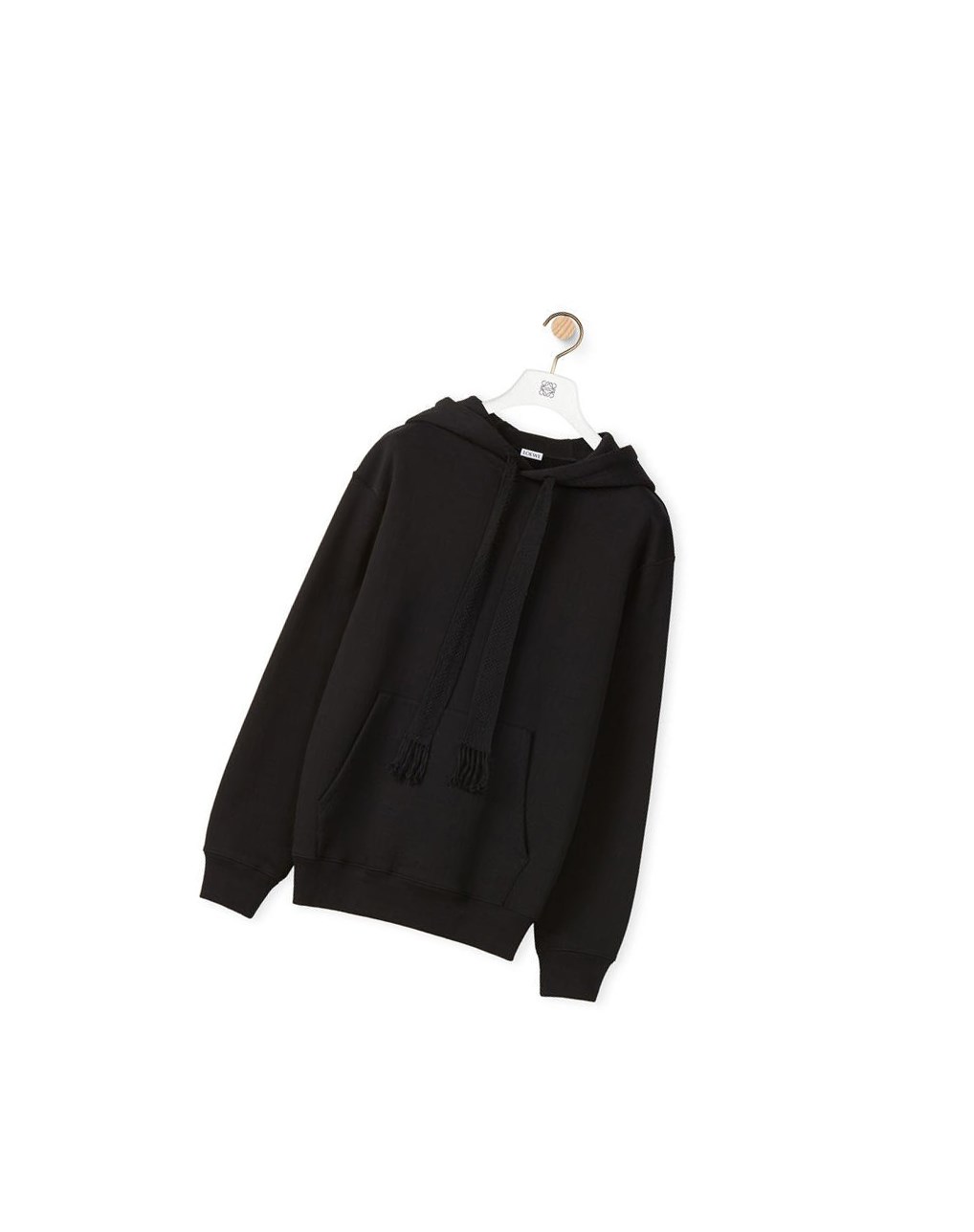 Loewe LOEWE neon hoodie in cotton Negros | FVMDG-1720