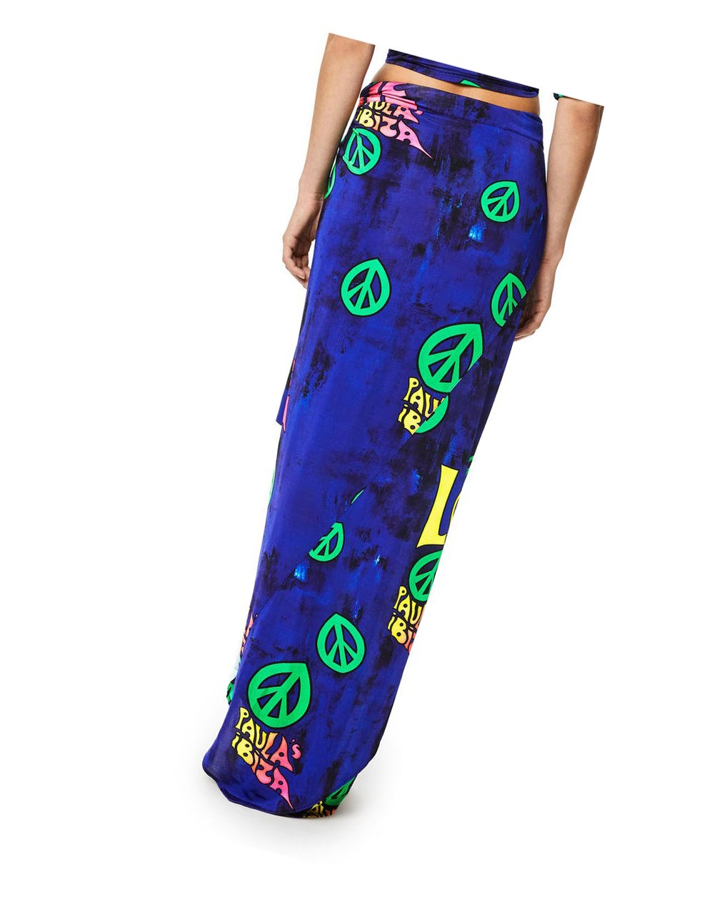 Loewe LOEWE peace pareo skirt in viscose Multicolor | OQNIP-1843