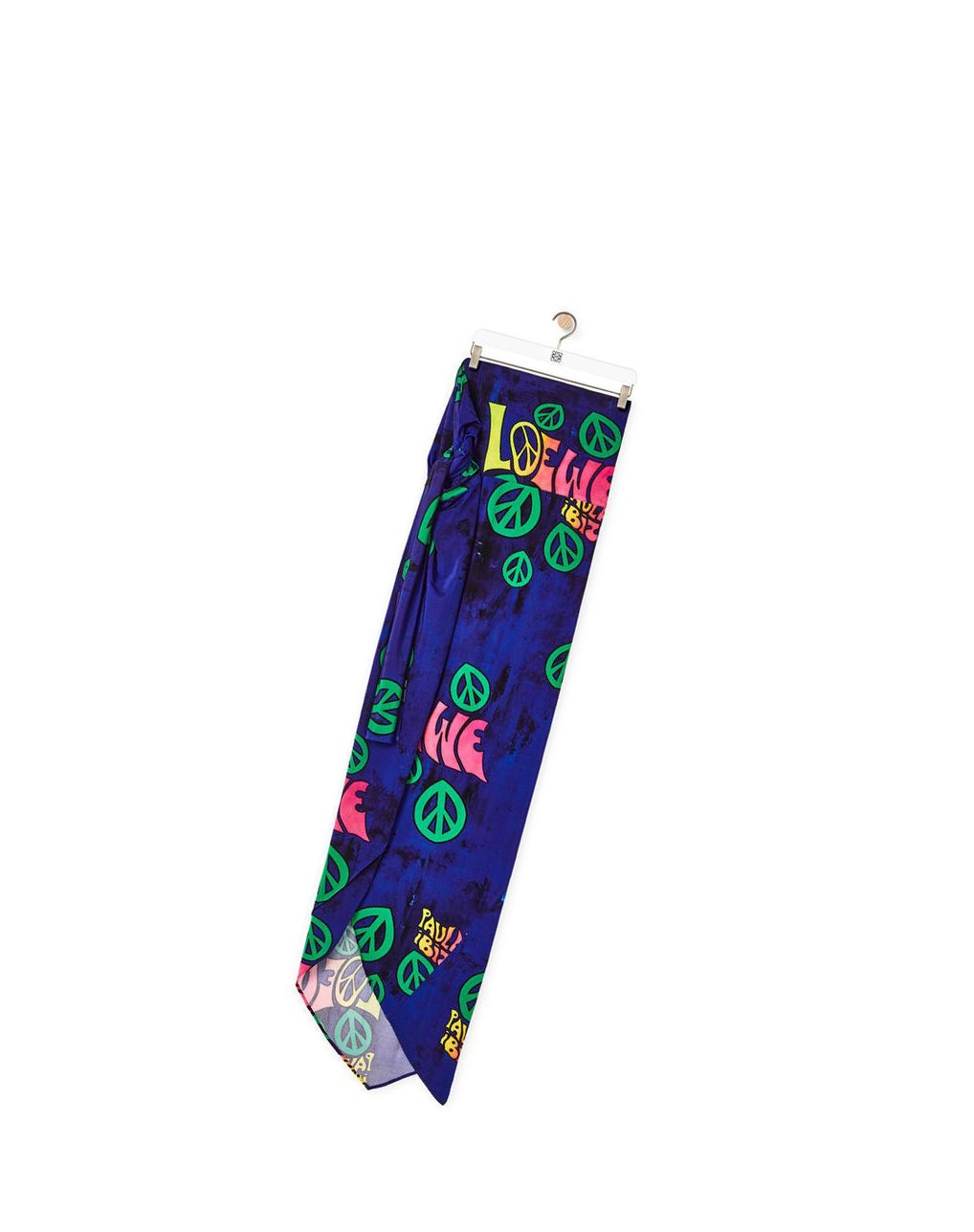 Loewe LOEWE peace pareo skirt in viscose Multicolor | OQNIP-1843