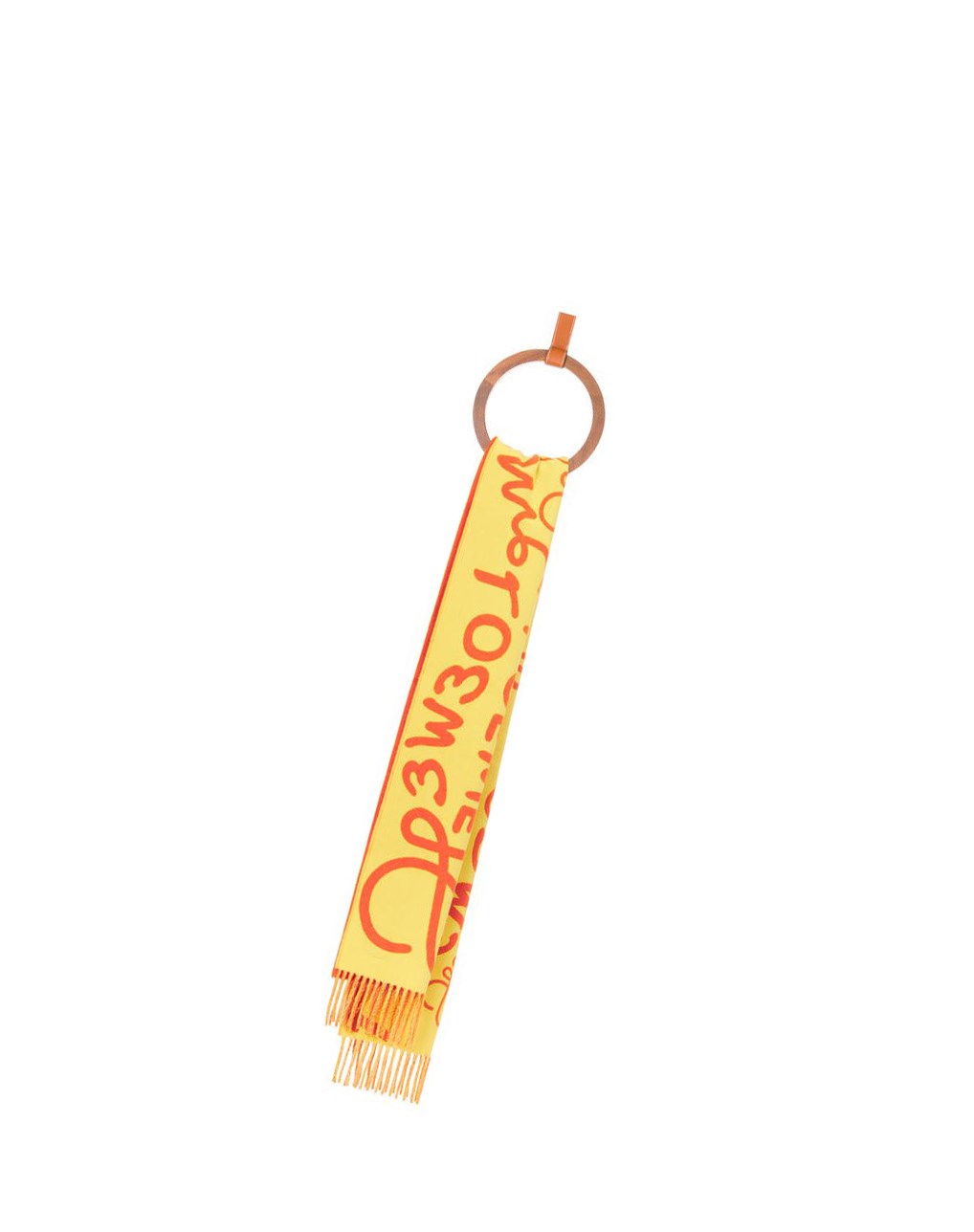 Loewe LOEWE scarf in wool and cashmere Naranjas Amarillos | CXAPN-5069
