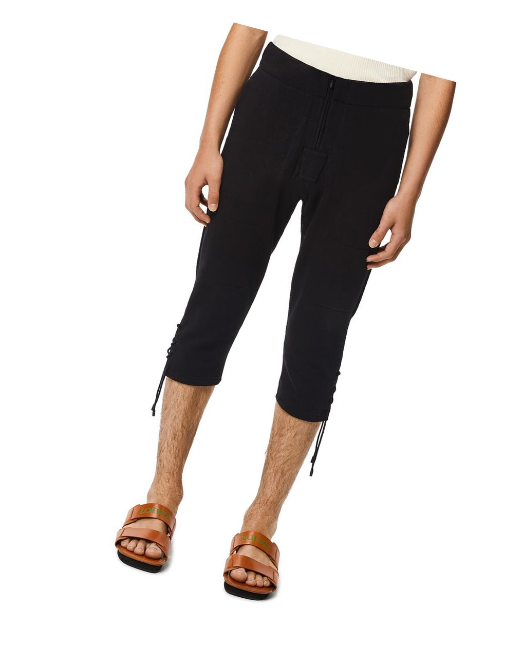 Loewe Lacing shorts in cotton Negros | OJPIV-0815