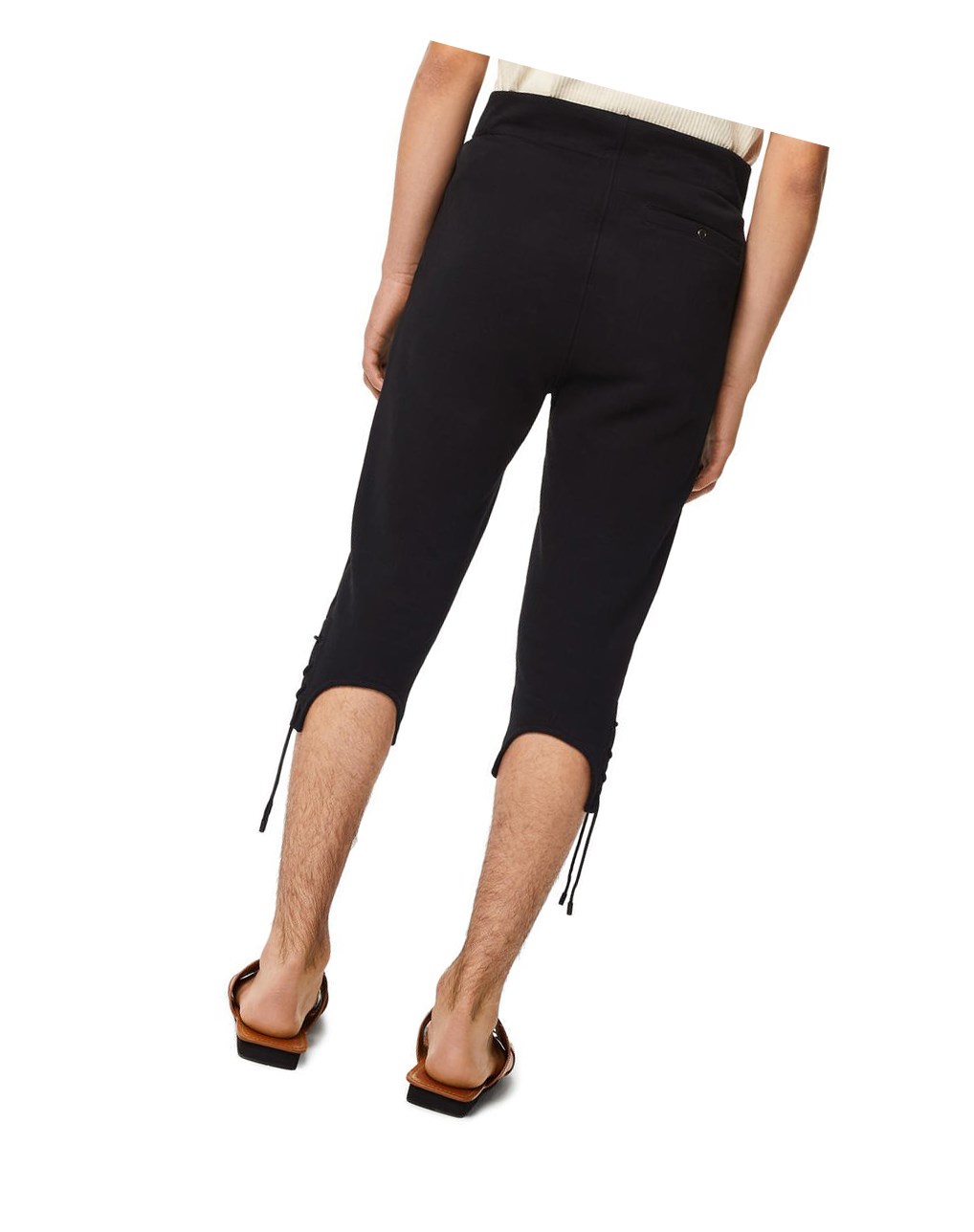 Loewe Lacing shorts in cotton Negros | OJPIV-0815