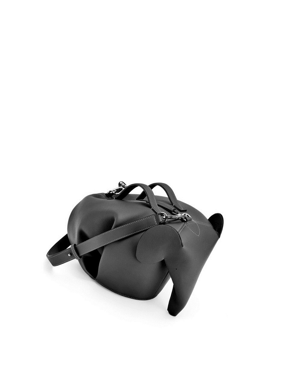 Loewe Large Elephant bag in classic calfskin Negros | EGFOH-6130