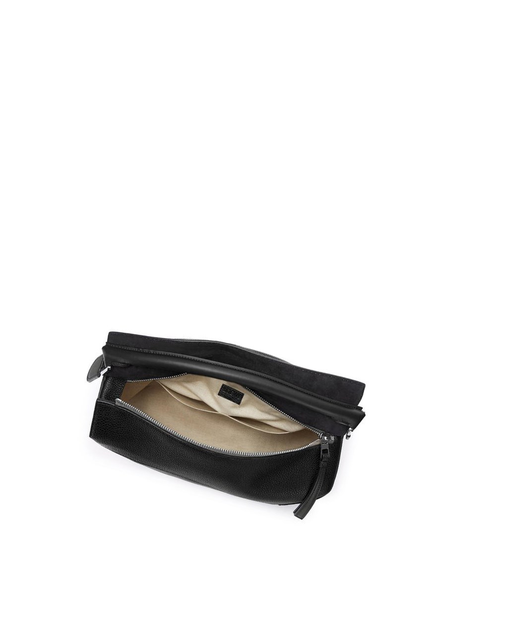 Loewe Large Puzzle Edge bag in grained calfskin Negros | YRPIM-4563