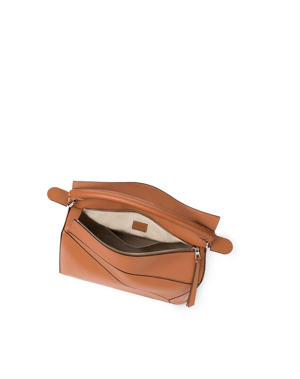 Loewe Large Puzzle bag in classic calfskin Tan | BPTFJ-2756