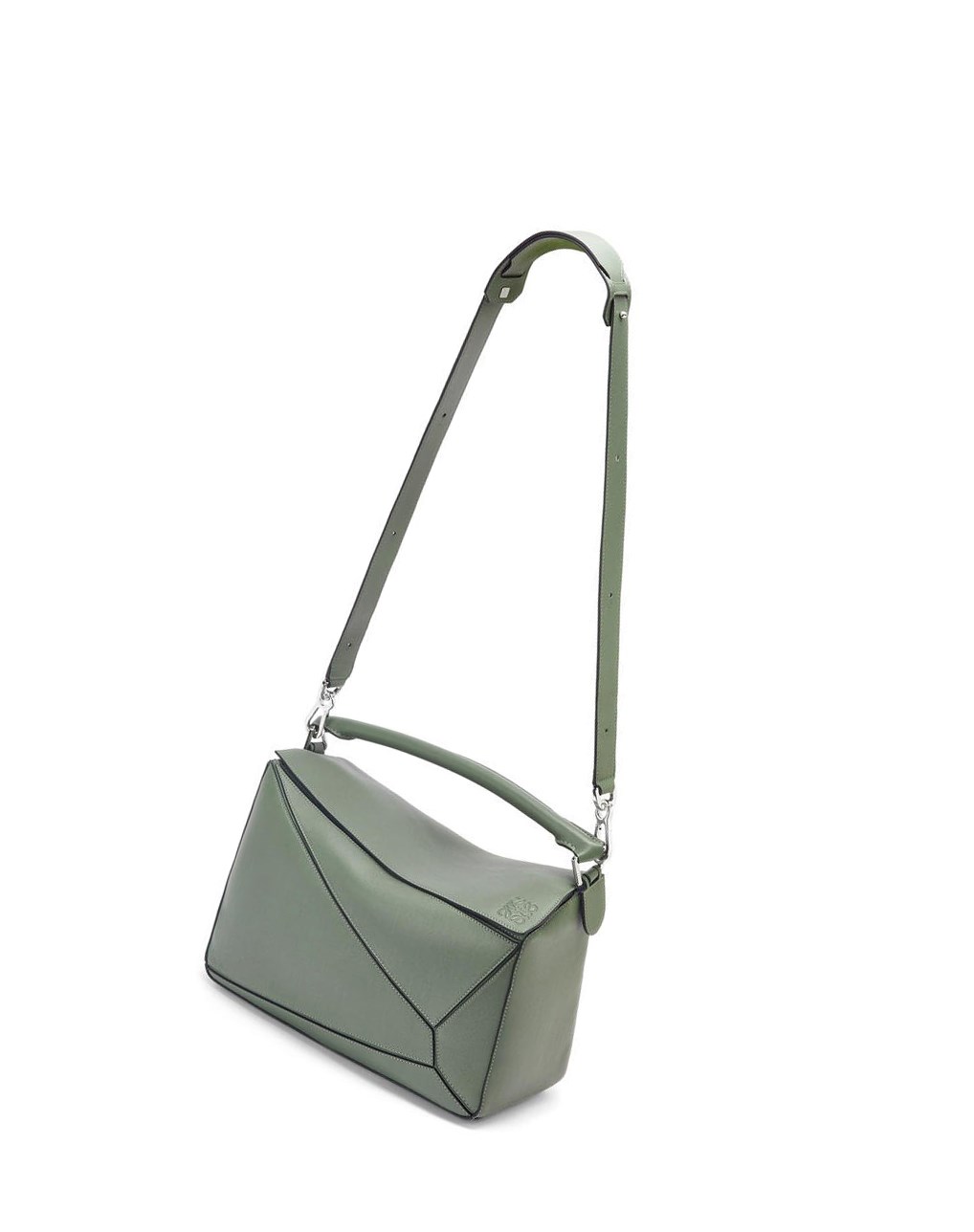 Loewe Large Puzzle bag in classic calfskin Azules | WOMIJ-4085