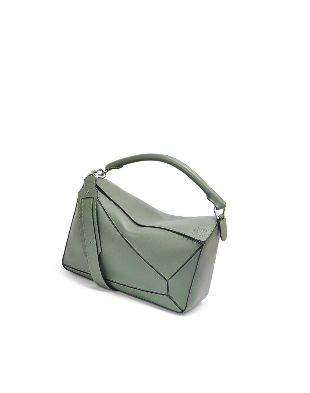 Loewe Large Puzzle bag in classic calfskin Azules | WOMIJ-4085