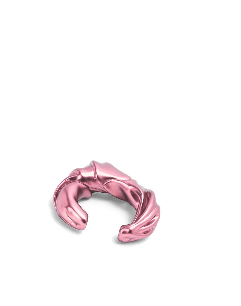 Loewe Large nappa twist cuff in sterling silver Rosas Claro | BNLWH-9671