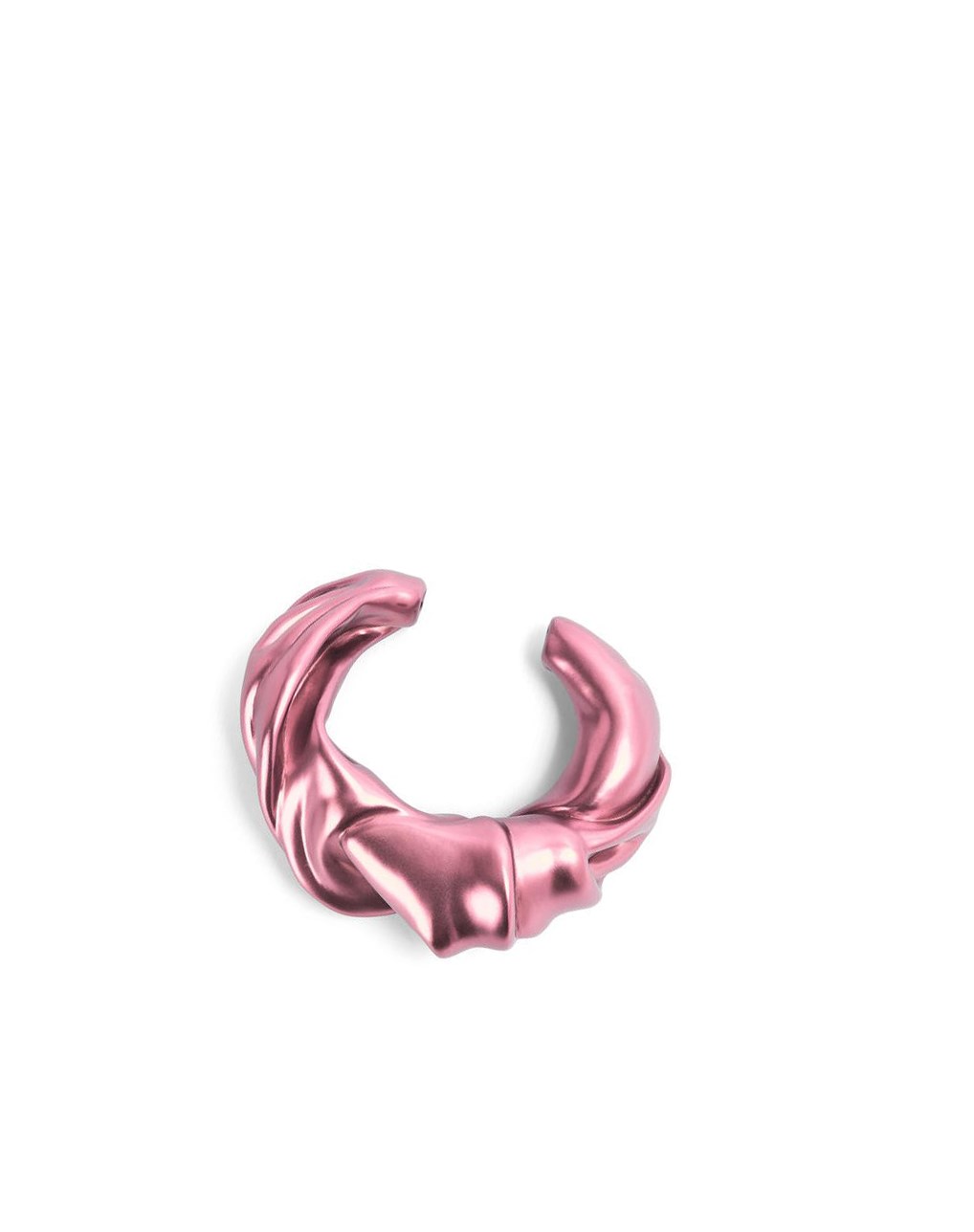 Loewe Large nappa twist cuff in sterling silver Rosas Claro | BNLWH-9671